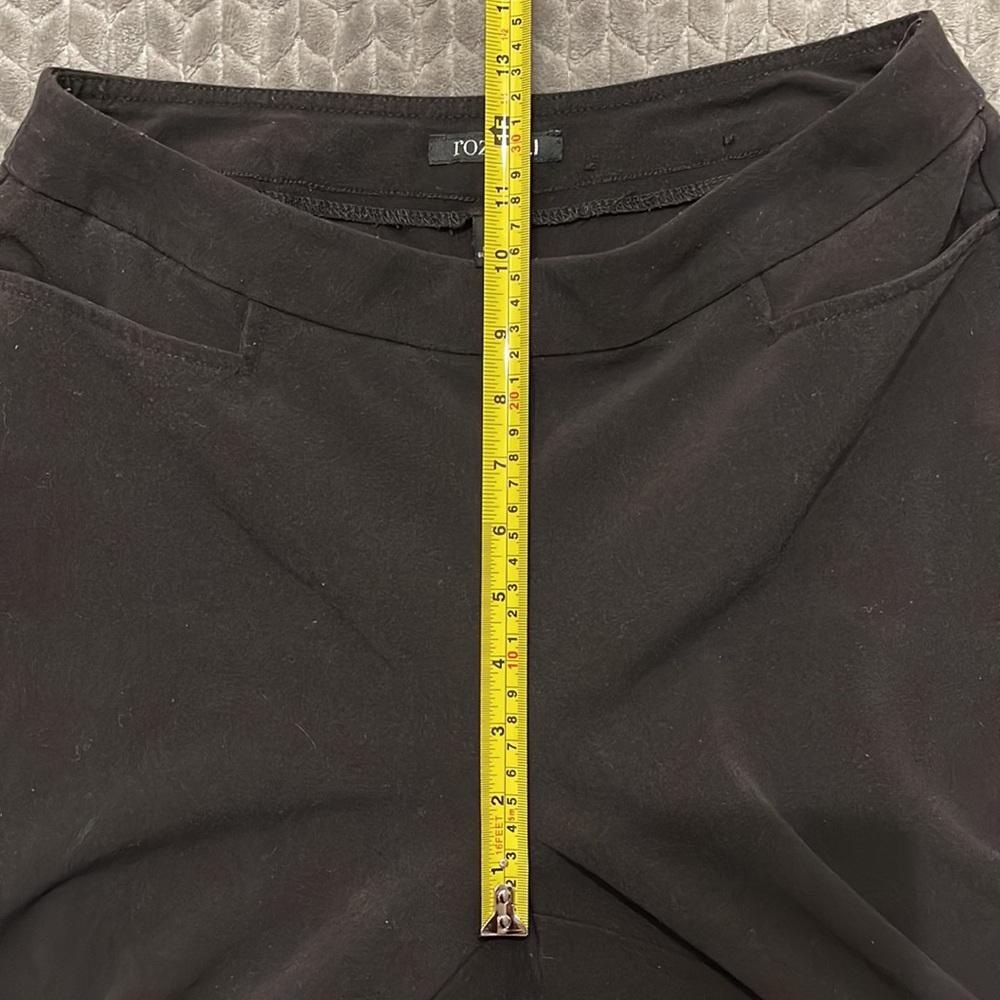 Roz & Ali Stretch Black Secret Agent Pants - Picture 8 of 11